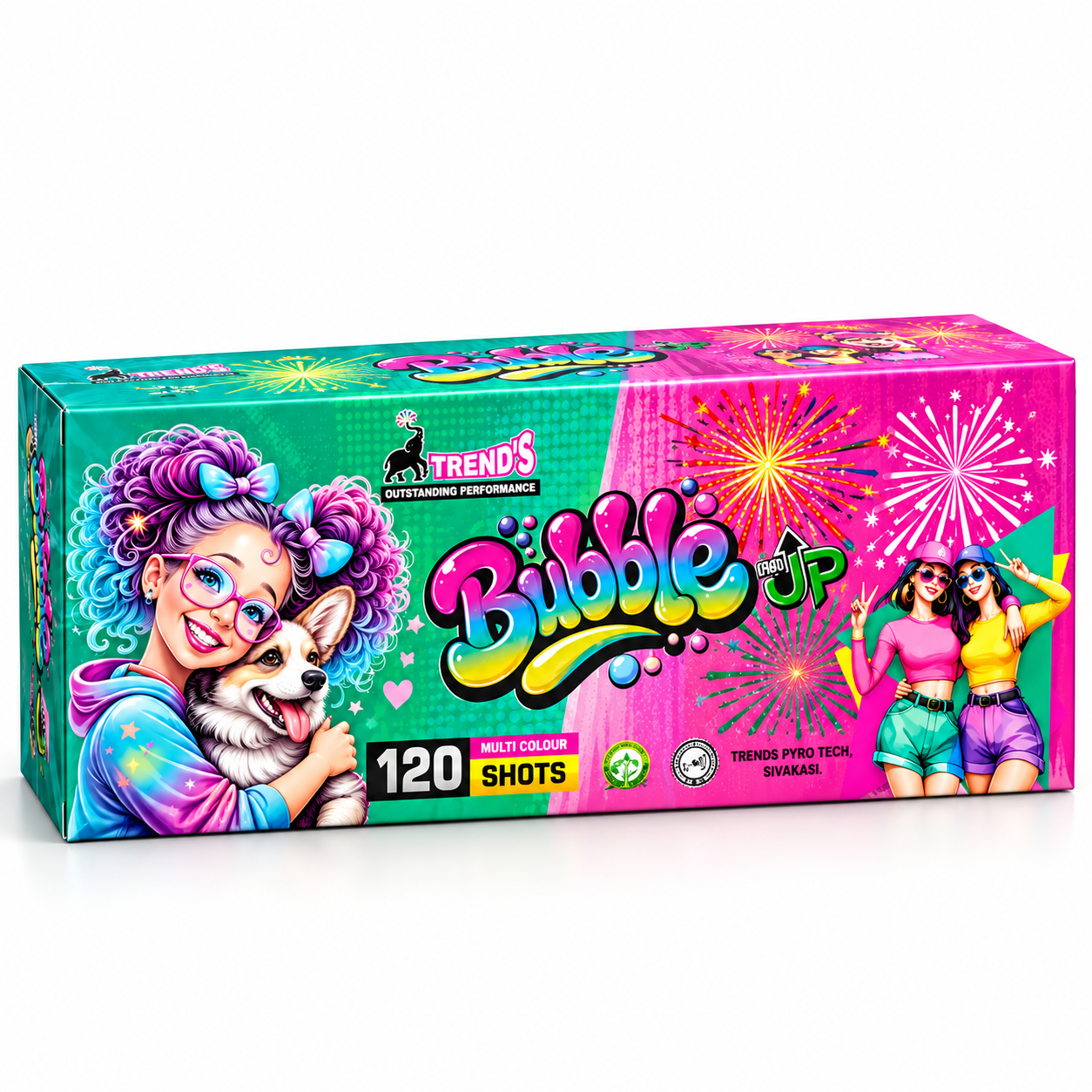 120 MULTI COLOUR SHOTS