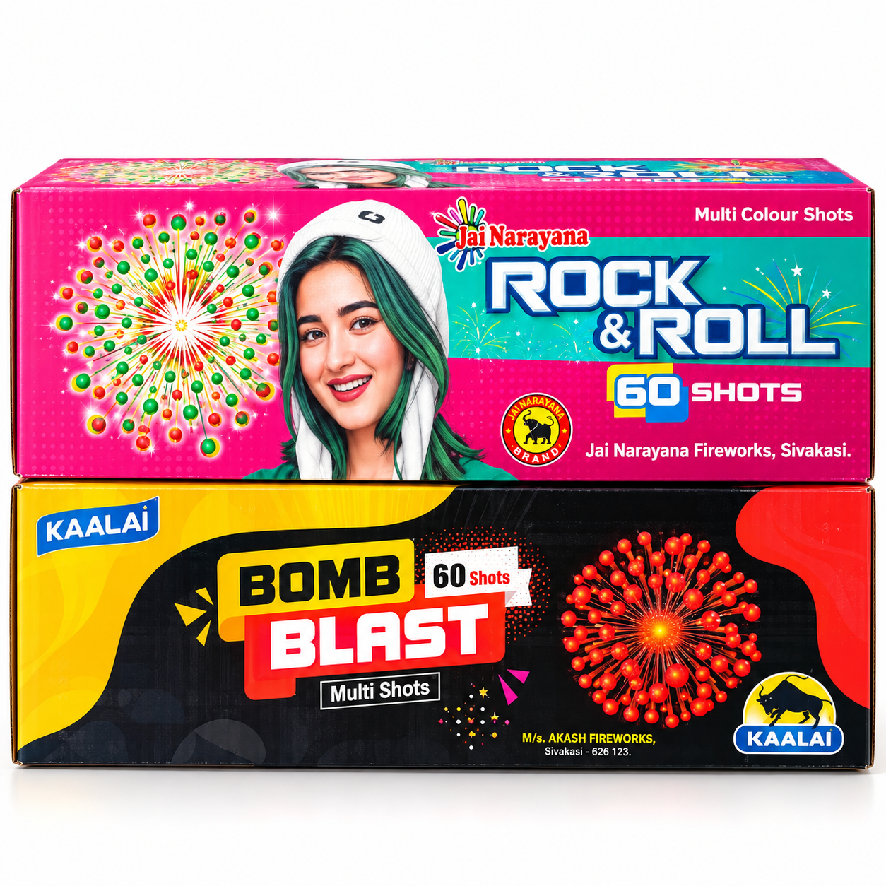 60 MULTI COLOUR SHOTS SPL